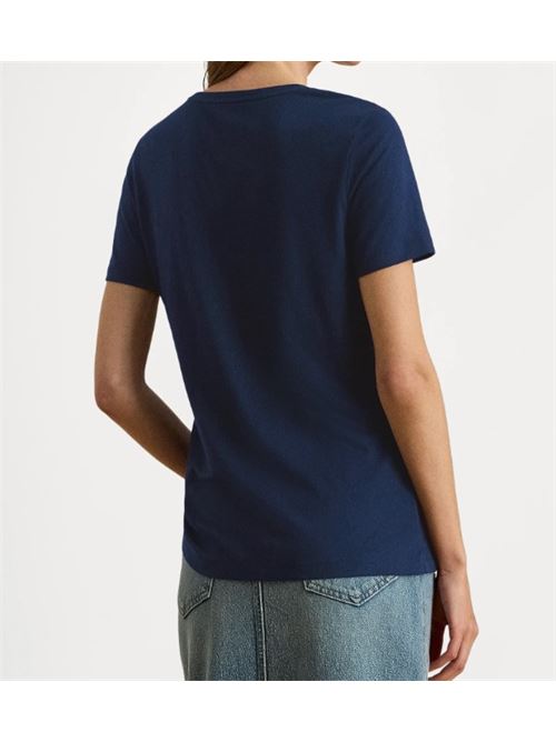 200p03725001 LAUREN RALPH LAUREN | KATLIN-SHORT SLEEVE.NAVY